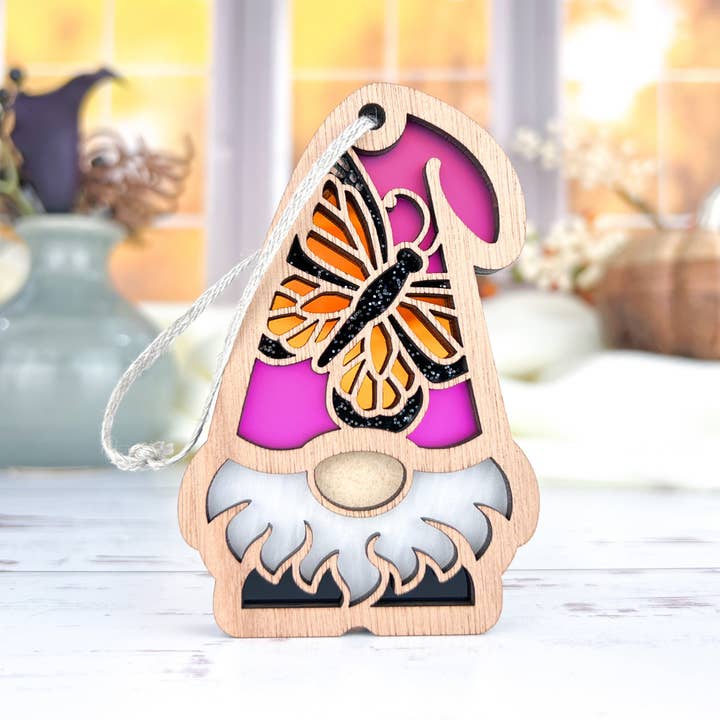 Forged Flare® - Wholesale Ornament - Monarch Butterfly Ornament | 3.75" (H) Garden Gnome Gift | Nature's Gnomes™3