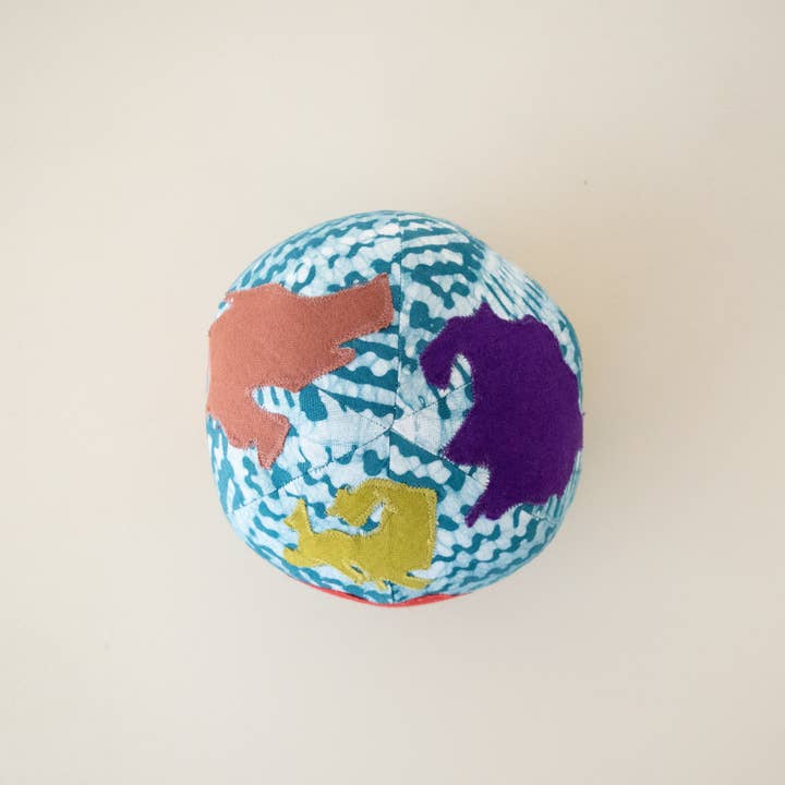 Batik Plush Globe for wholesale on Faire2