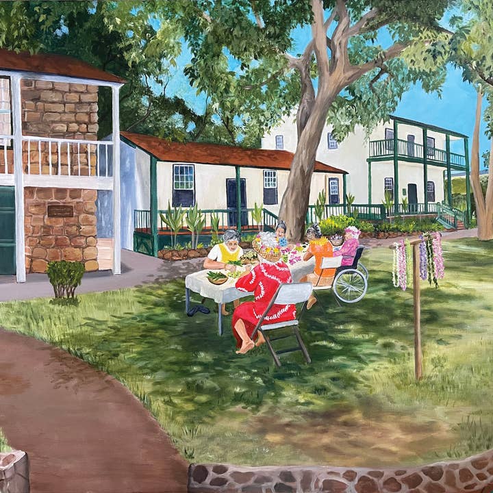 Le signore Lei di Tina Ah Puck per la vendita all'ingrosso da parte di Surf Shack Puzzles