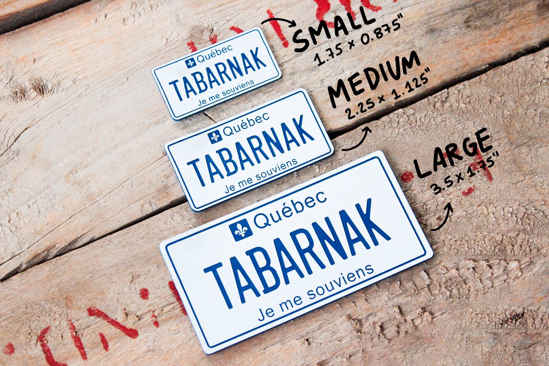 The Laundry Room Shop - Vente Aimants - Magnet en plastique gravé personnalisé et personnalisable - Canada13