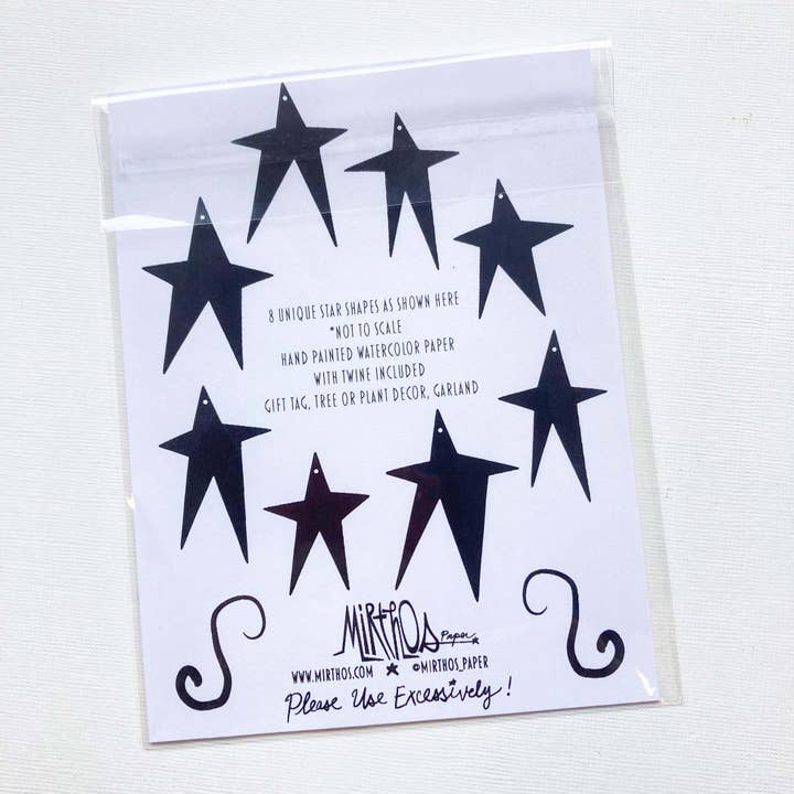 Mirthos Paper - Wholesale Ornament - Lucky Stars - Christmas Gift Tag, Ornament, Garland3