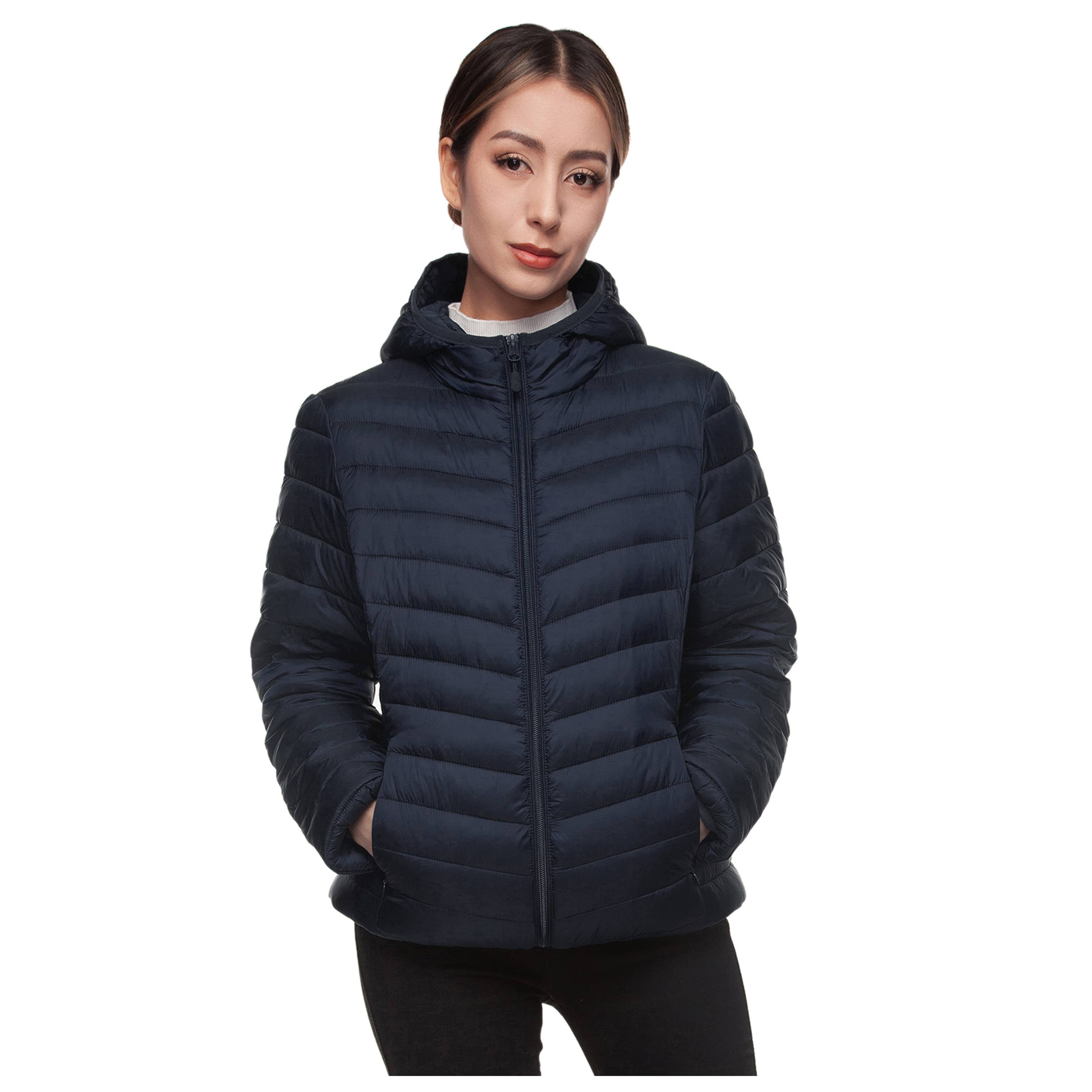 Rokka & Rolla - Wholesale Puffer Jacket - Women's - Women's Light Packable Puffer Jacket26