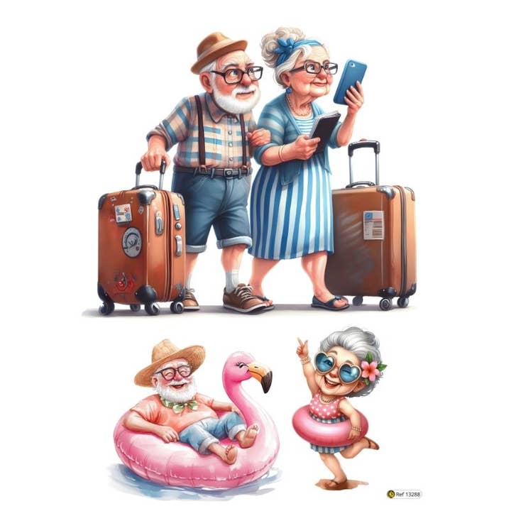 Papel Transfer Pro - Mode vacances uv2 pour la vente par Atiladecor, Artesanato Lda