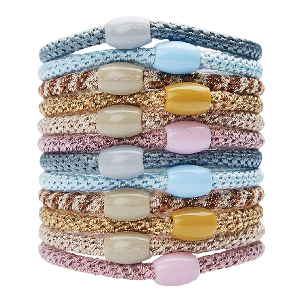 France Luxe/L. Erickson - Vente Élastique à cheveux - Poney Narrow Grab & Go - Paquet de 123