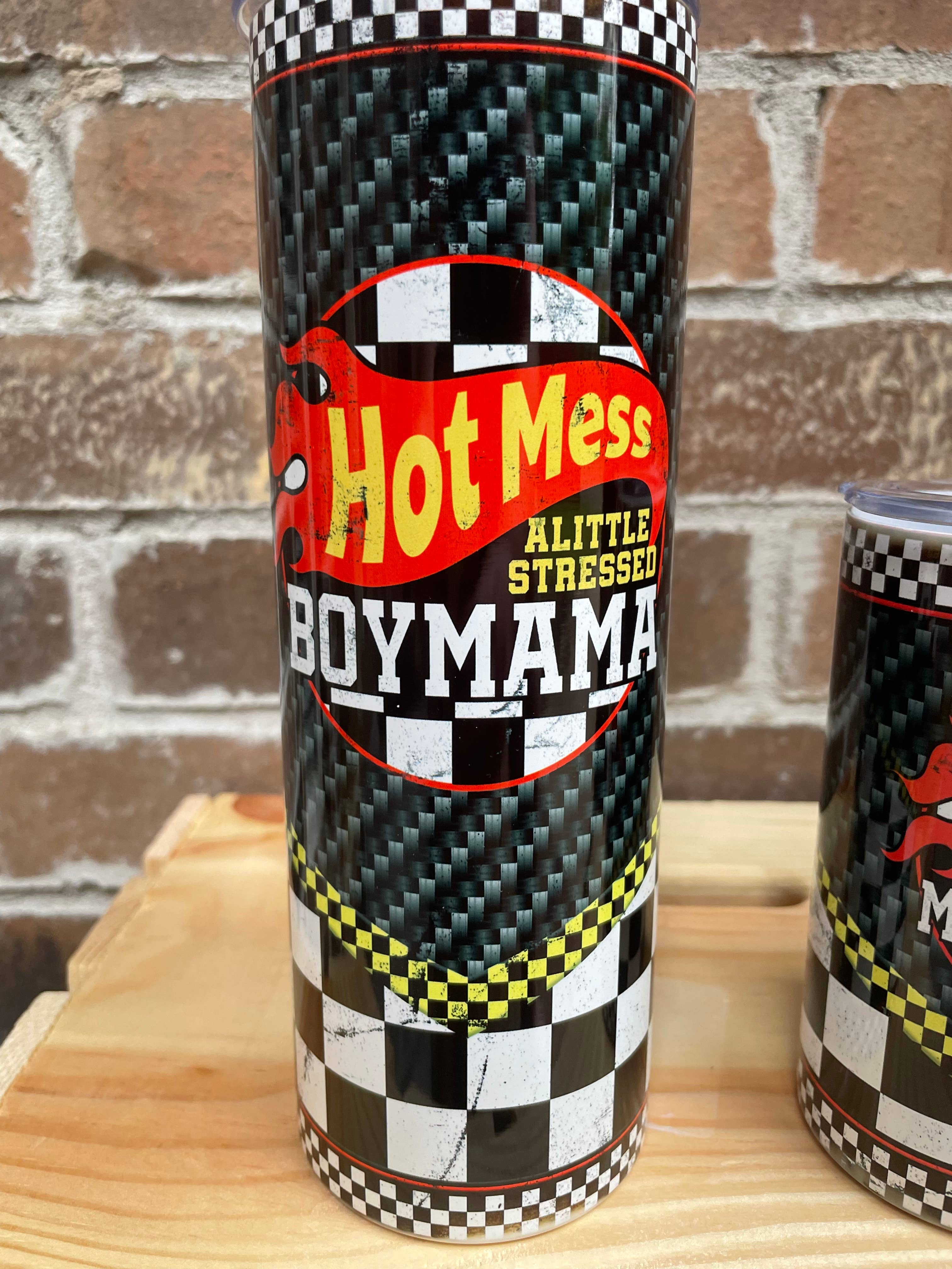 GingerSnapzz - Wholesale Insulated Mug/Tumbler - Mama/Mamas Boy Stressed Tumbler Set1