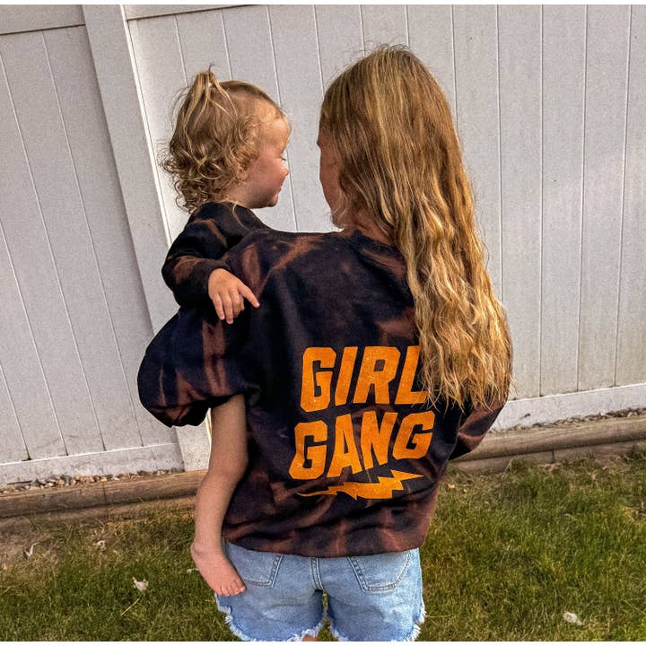 Little Mama Made It - Vente Coffret maman et moi - Sweat-shirts assortis pour maman et mini, sweat-shirt Gang Mama pour fille, chemises mère-fille, meilleurs cadeaux pour les mamans, pulls assortis pour maman et moi