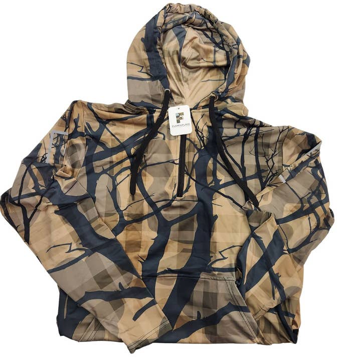 1/4 Zip Hoodie for wholesale by Flanouflage