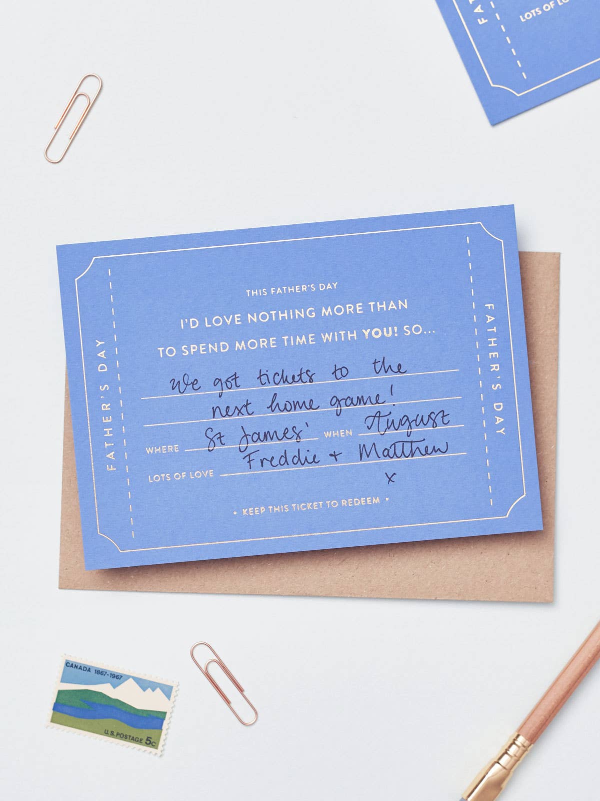 Another Loop - Wholesale Father's Day Card - Father’s Day Gift Voucher | Blank Ticket | Card For Dad1