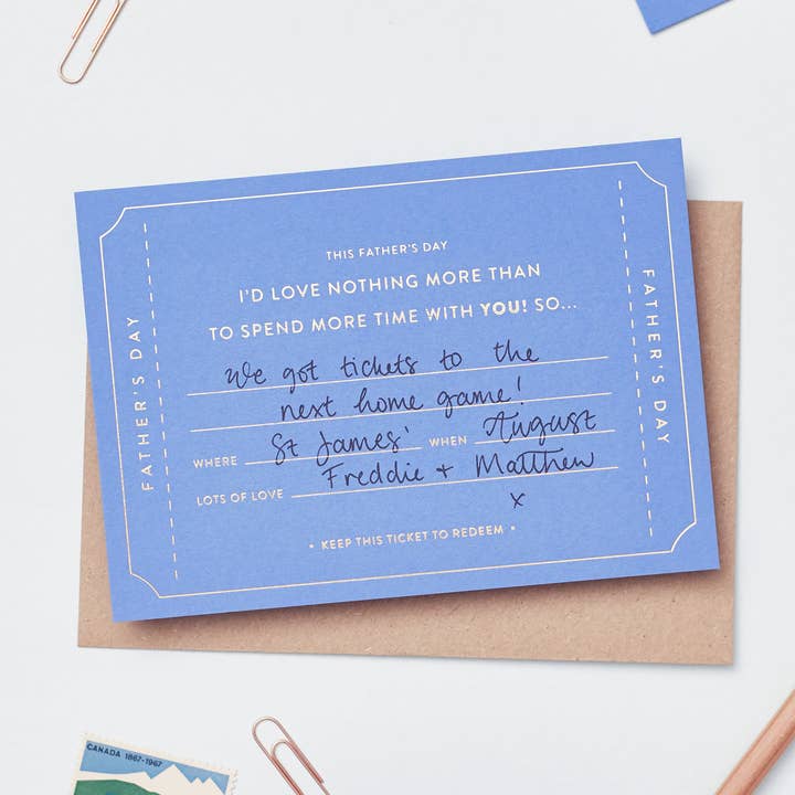 Another Loop - Wholesale Father's Day Card - Father’s Day Gift Voucher | Blank Ticket | Card For Dad1
