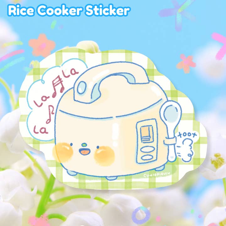 Rice Cooker Sticker for wholesale by Cutiepieviv