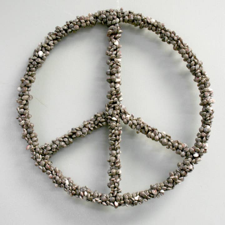 Batad Shell Peace Wreath for wholesale by Modern World by Contrast Inc.