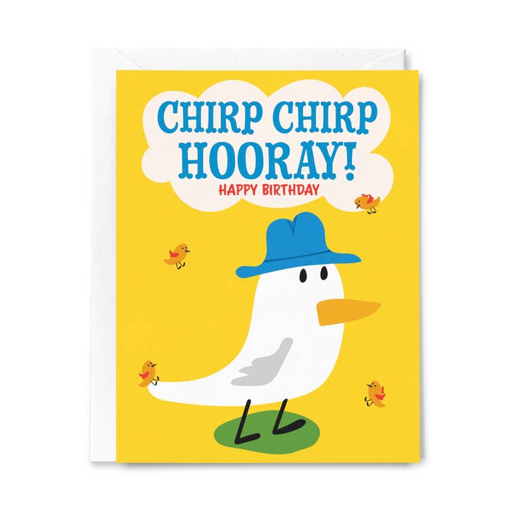 Happy Just Happy - Wholesale Birthday Card - Happy Birthday Chirp Chirp Hooray!0