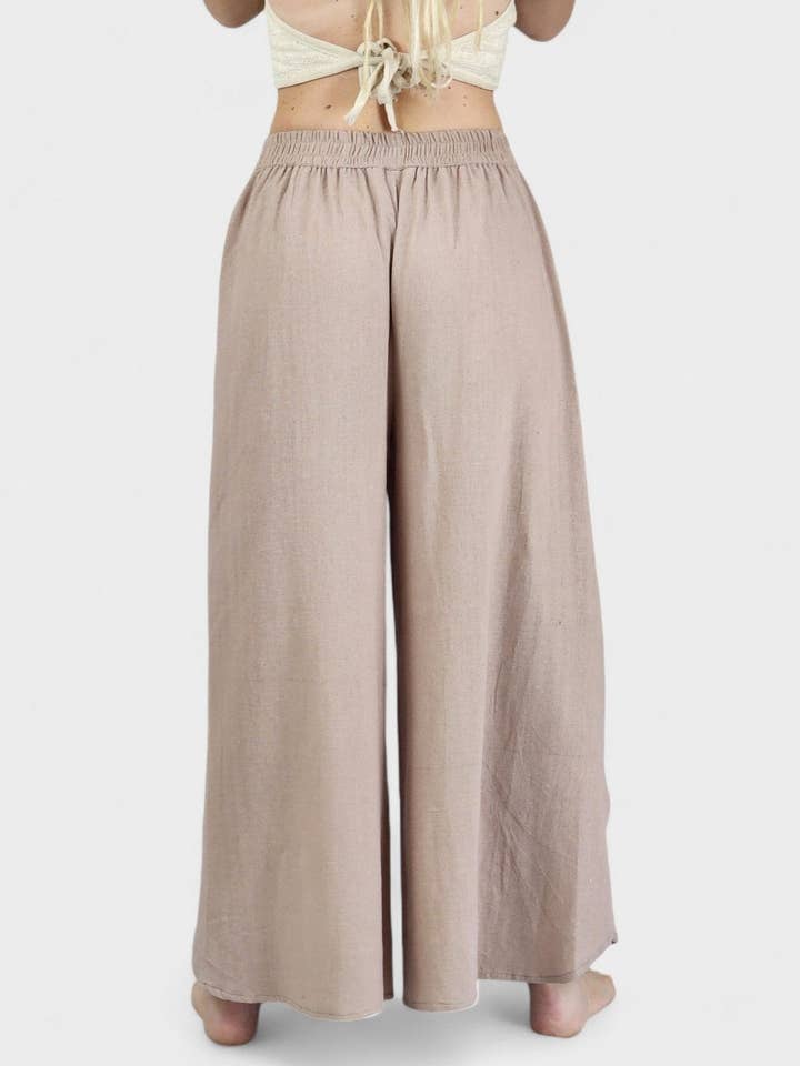 Sacred Ceremony - Wholesale Pants - Women's - Dusty Rose Jute Fly Away Trousers