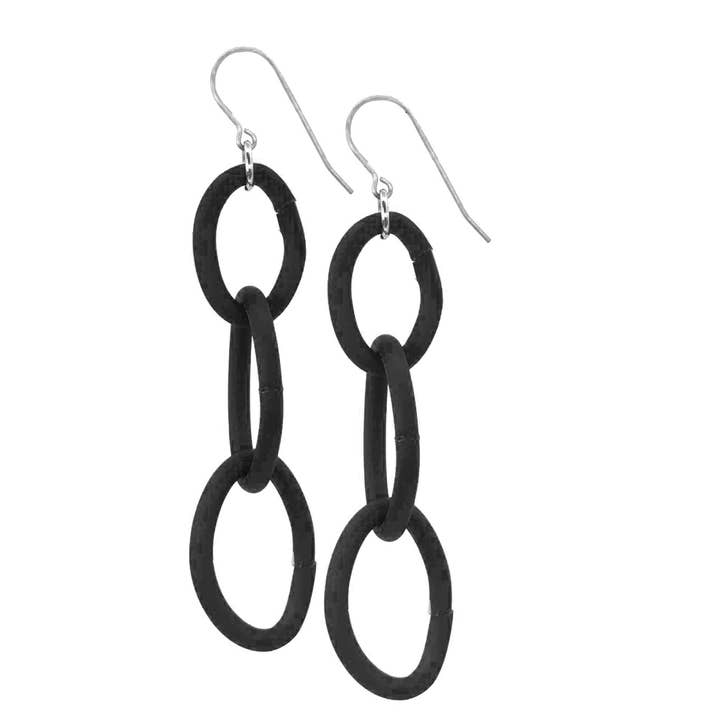 Frank Ideas - Wholesale Dangle earrings - designer CHAIN earrings, arthouse fashion, modern