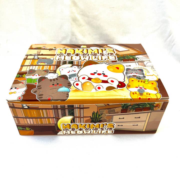 BCmini - Wholesale Decorative Figurine - 71019 KITTEN HAKIMI'S MEOW LIFE CAT FIGURINE BLIND BOX-1210