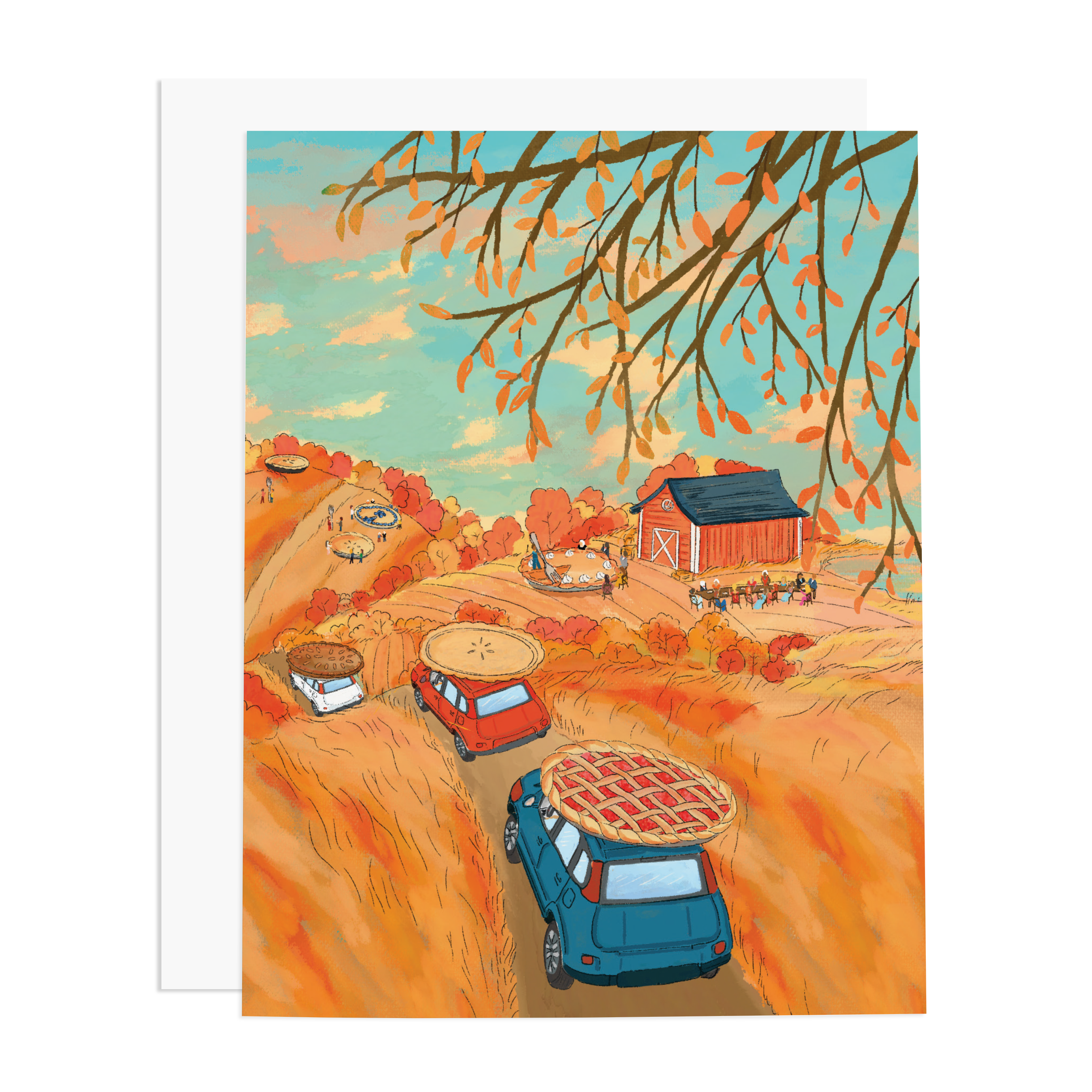 Ramus & Co. – Engroshandel Thanksgiving-kort – Pie Society Hilsen Kort0