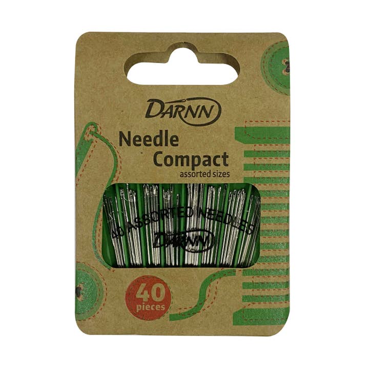 Max-Link Solutions Ltd - Wholesale Embroidery/Cross Stitch Supplies - Darnn Sewing Needles Compact Pack40, Hand Sewing Needle Kit