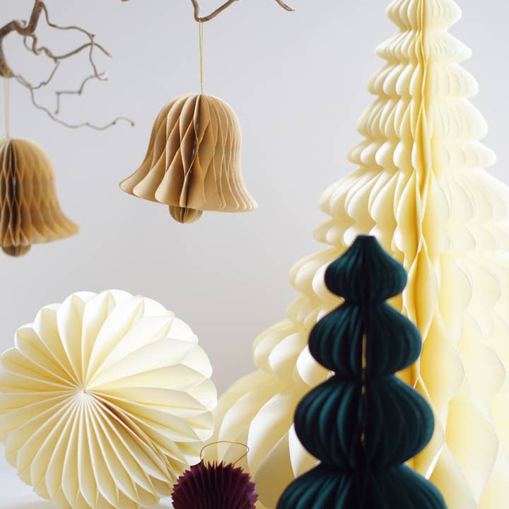 Set de decoración navideña de papel en paquete múltiple para venta al por mayor de So At Nature