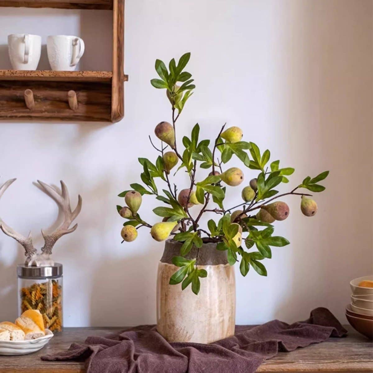 Rustic Reach - Wholesale Artificial Plant - Wild Garden Faux Fig Stem 35.4" Tall8