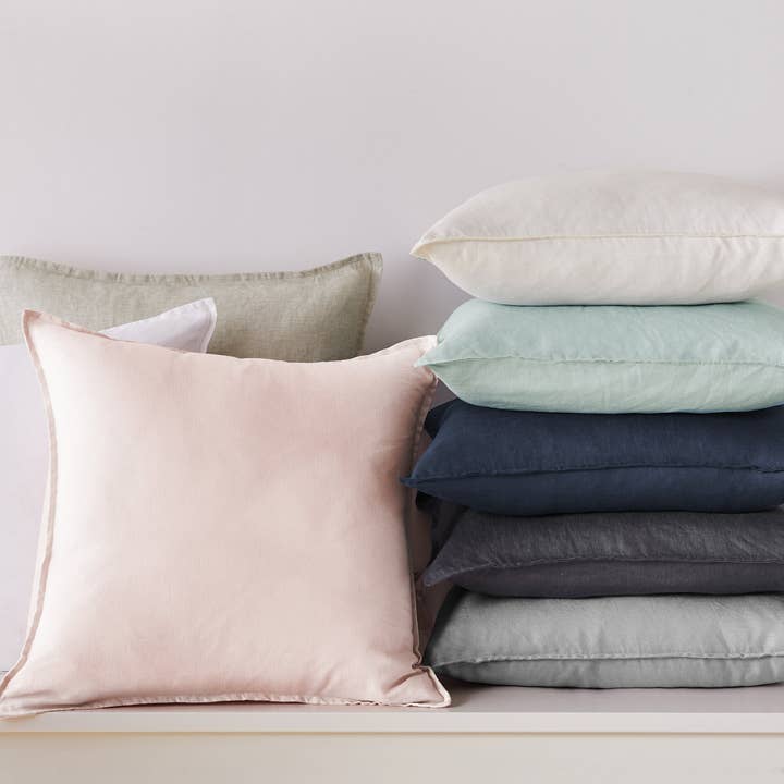 Levtex Home - Wholesale Throw Pillow Cover - French Flax Washed Linen Square Pillow Cover- Set of 216