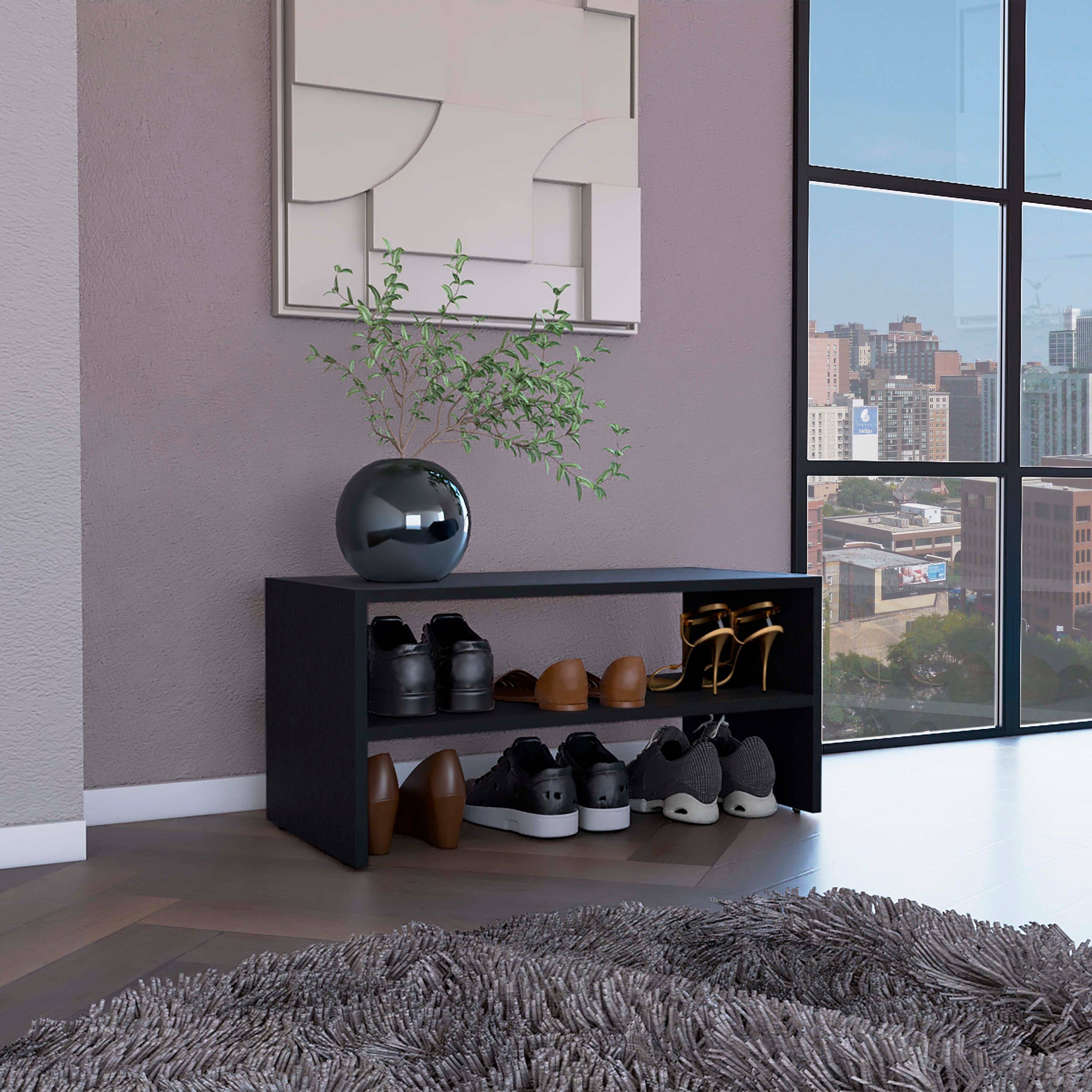 TUHOME FURNITURE - Wholesale Shoe Rack - Basic Stackable Shoe Rack White1