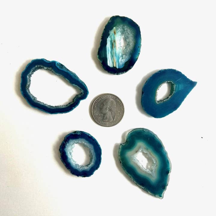 Rock Paradise – Engroshandel Spirituelle sten og krystaller – Krystal Druzy agatskiver med naturligt Druzy Center12