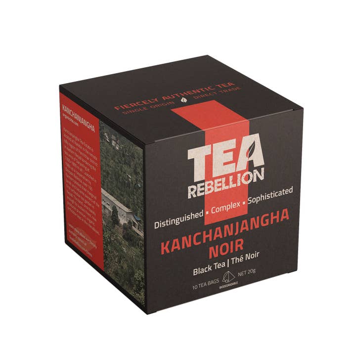 Kanchanjangha Noir - Black Tea | Nepal | Biodegradable Bags for wholesale by Tea Rebellion