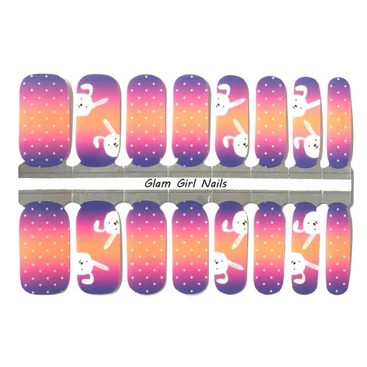 Uñas de Easter Bunny Ombre para venta al por mayor de Glam Girl Nails