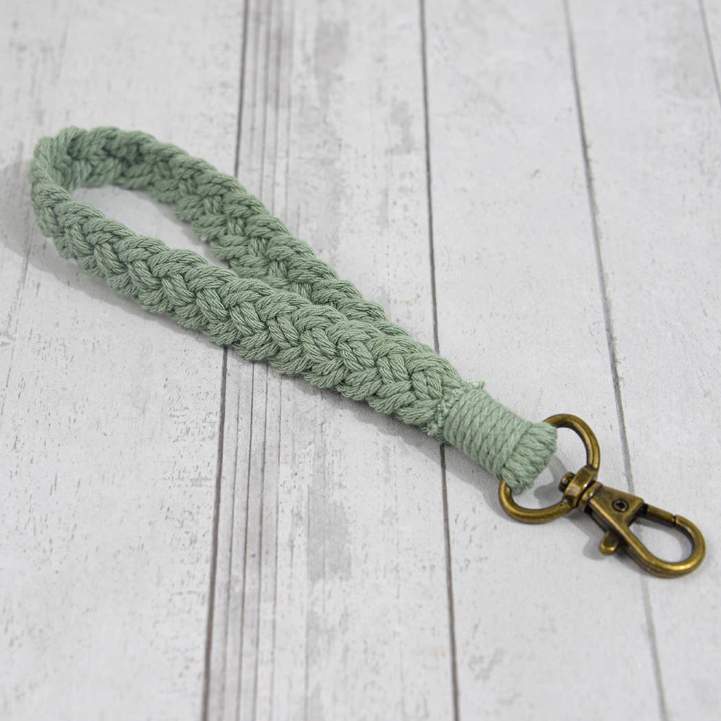 SoapElenGlen - Wholesale Keychain - Women's - Boho Macrame Keychain, Braided Macrame Wristlet11