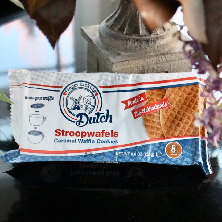Finger Licking Dutch Stroopwafel Cookies - Wholesale Cookie - Dutch Caramel Stroopwafels Cookies, 8-Count Tray (QTY:12)4