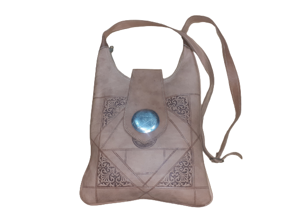 Hecho a mano - Wholesale Shoulder Bag - Women's - Women's flat bag with sheet metal or embossed finish3