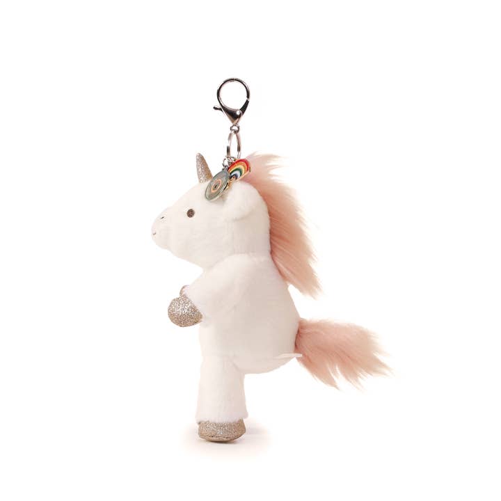 OB Australia - Wholesale Keychain - Kids - Misty Unicorn Bag Charm (Vegan Angora) 7"/ 18 cm