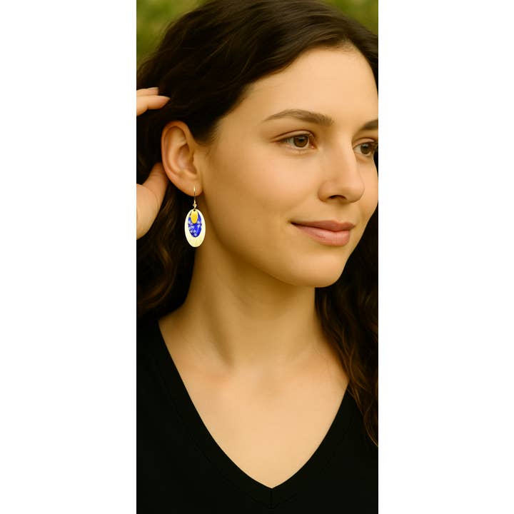 Elmer - Wholesale Tassel Earrings - KAZE earrings / 4 colors, medium size1