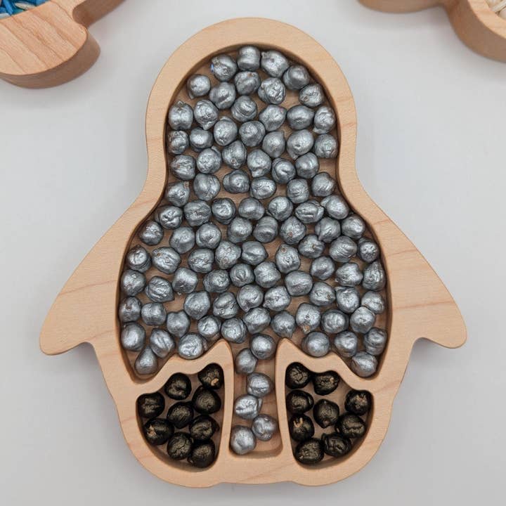 Carved Together Co - Wholesale Wood Toy - Kids - Mini Walrus Sensory Play Tray