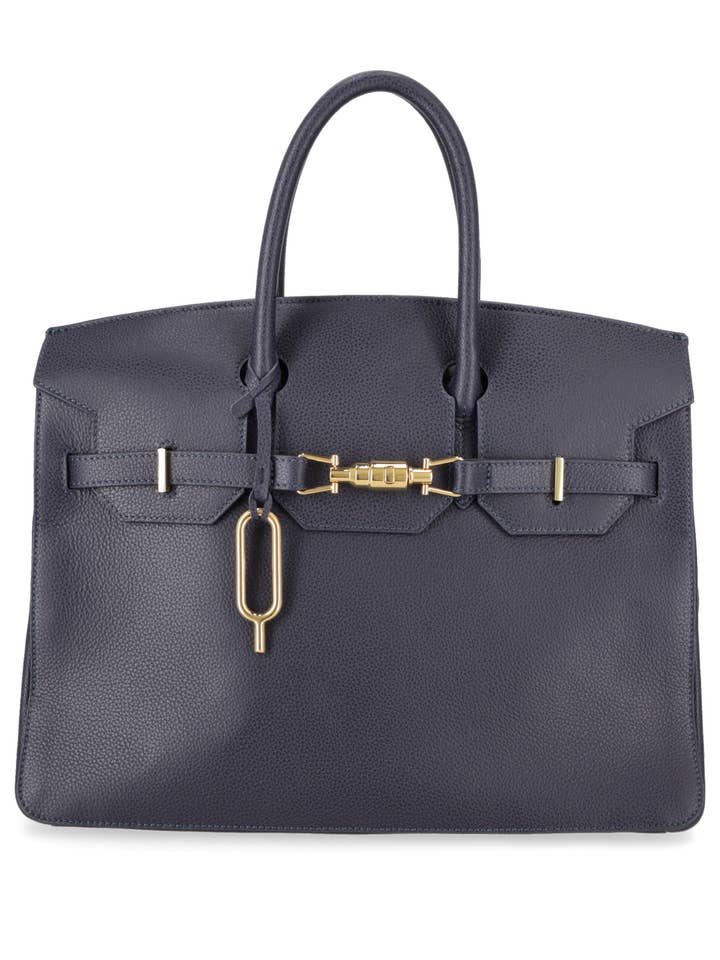 HANDBAG IN BOTTLED LEATHER MADE IN ITALY - AGATA for wholesale by Quarzovivo