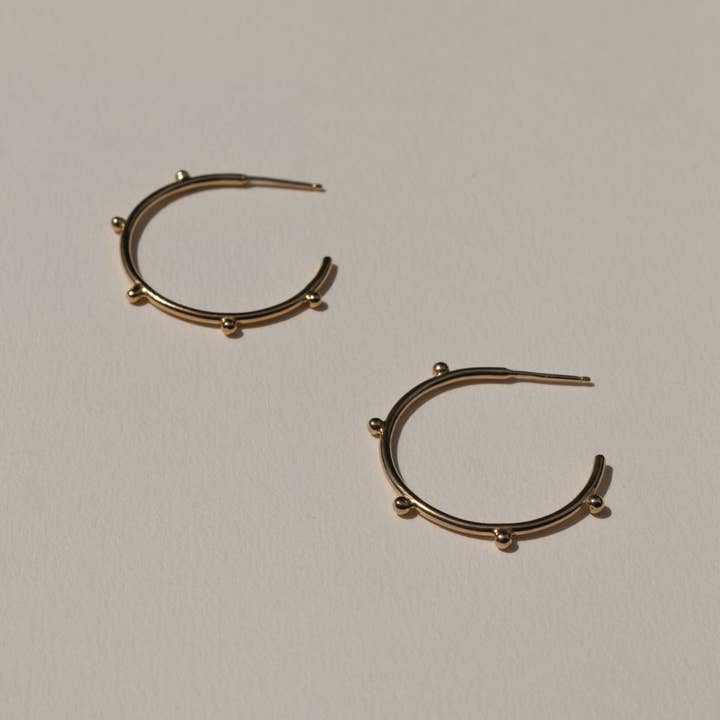 YEWŌ Collective - Wholesale Hoop Earrings - Bentu Hoops (Sm / Lg)6