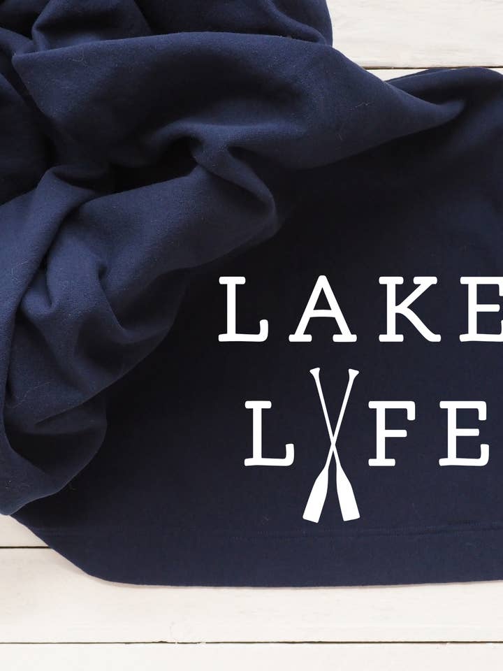 Lake Life Beach Blanket - Camping Sweatshirt Blanket and other Purchase Wholesale custom lake. Free Returns & Net 60 Terms on Faire trending on Faire.