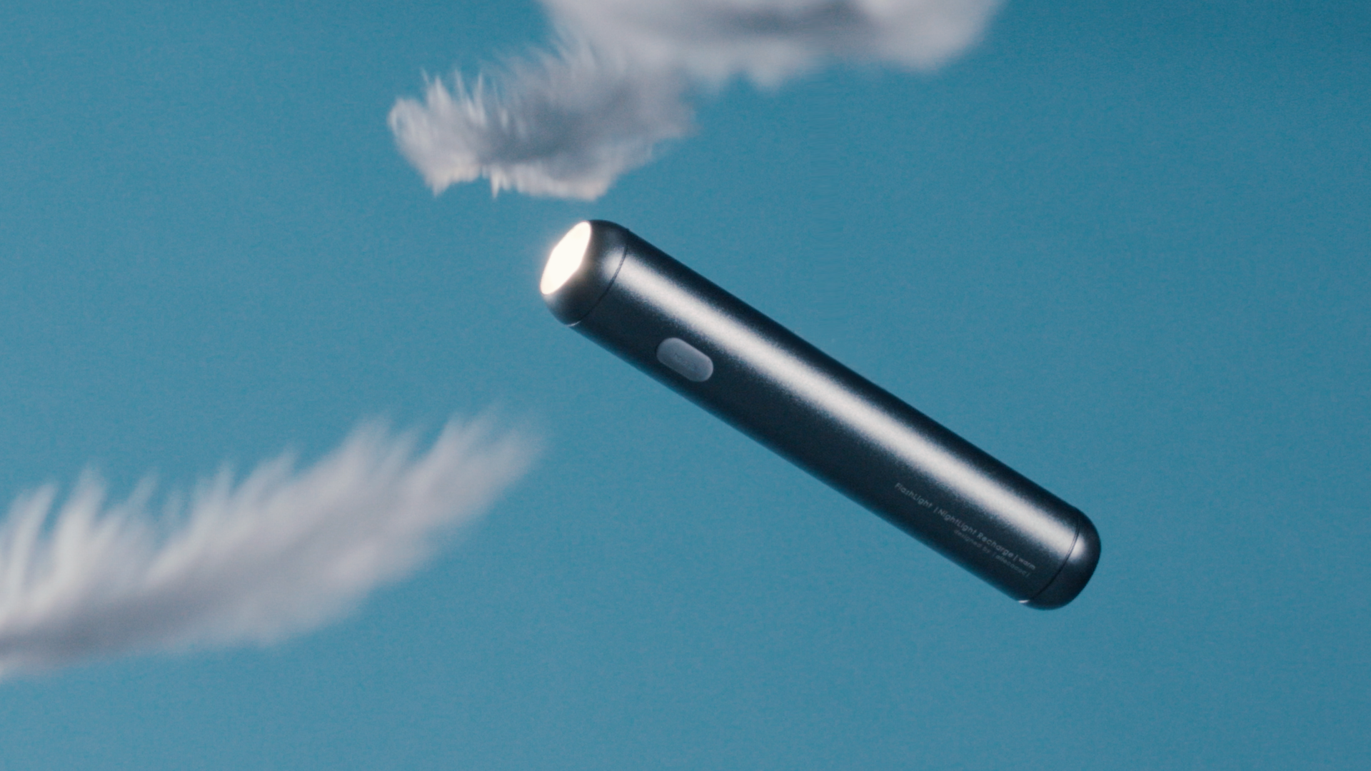 black FlashLight Rechargeable with Clip - Best for Dorm, Decor for wholesale on Faire11