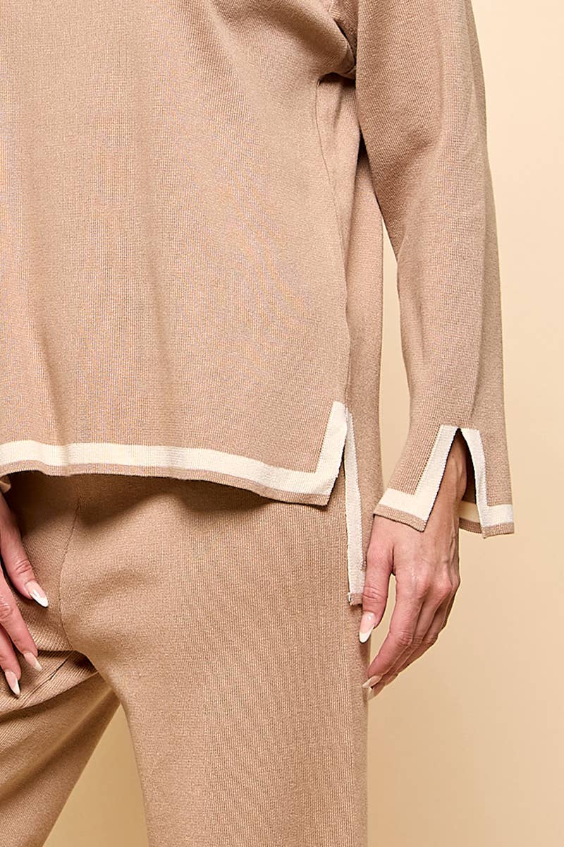 Cezele - Wholesale Lounge Set - Women's - Long Sleeves and Wide Leg Pants Matching Set20