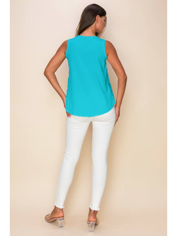 W.A.Y. --Wonderful And Young - Wholesale Tank Top - Women's - W.A.Y SEQUIN TANK TOP10