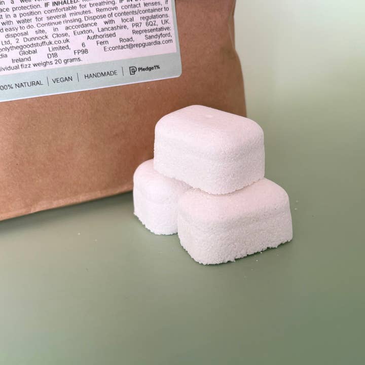 Only The Good Stuff UK – wholesale Toilet cleaner – Toilet Fizzes- Lime & Lemongrass2