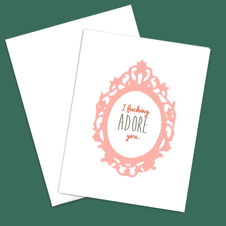 I Fucking Adore You - A2 Greeting Card, Blank Inside and other Purchase Wholesale adore you. Free Returns & Net 60 Terms on Faire trending on Faire.