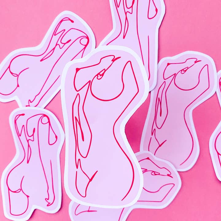 Nevele Official – wholesale Sticker – Line Art Body Stickers2