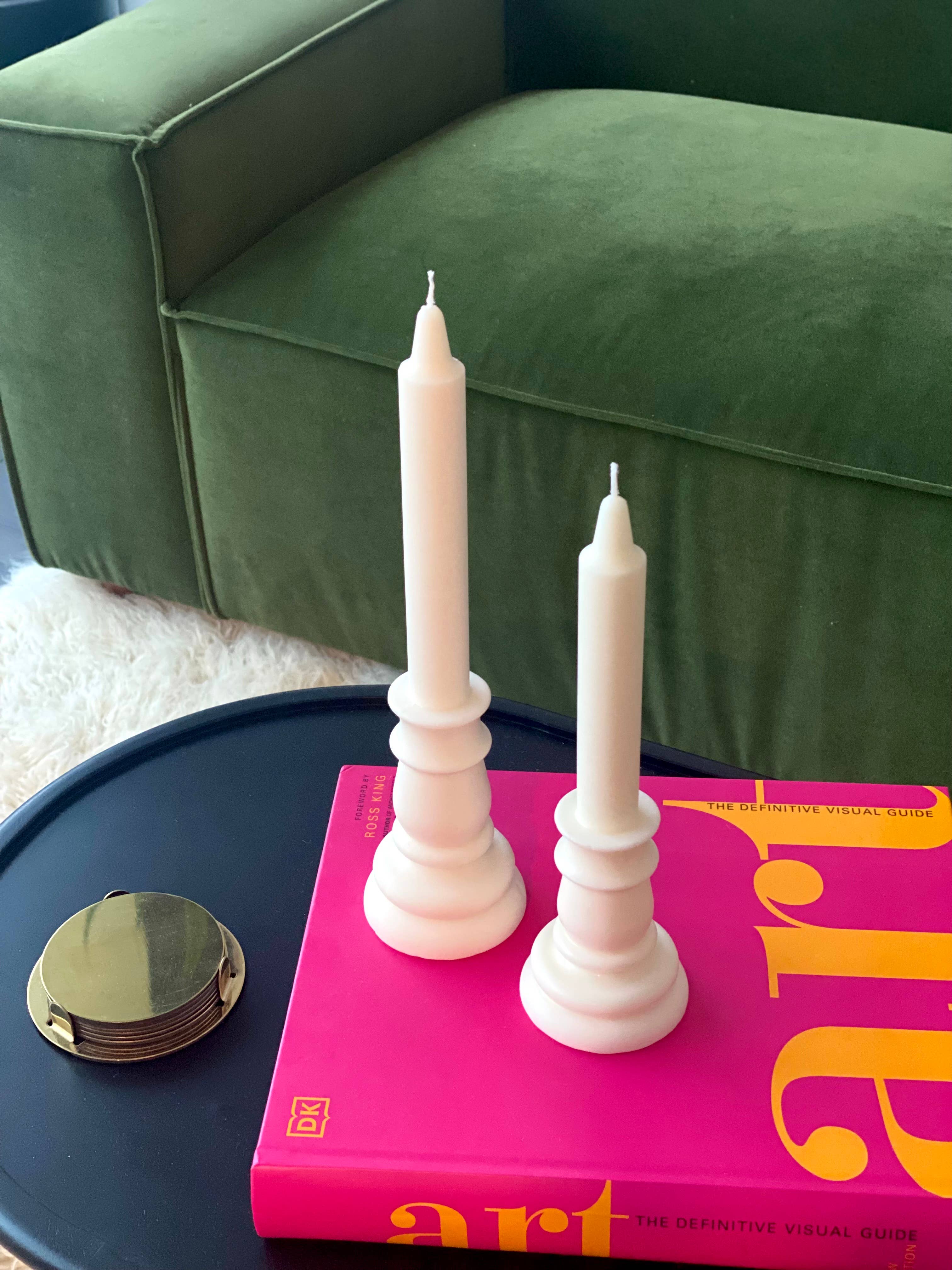 NÉOS CANDLESTUDIO - Vente Bougies/bougeoirs coniques - Bougies Candela - Ivoire1