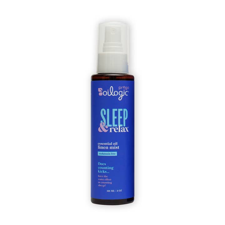 Prego Sleep Essential Oil Linen Mist for wholesale by Oilogic Baby & Kid Solutions
