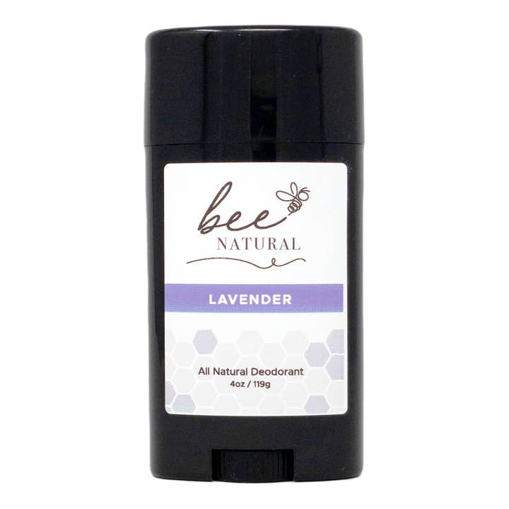 Bee Natural Lavender All Natural Deodorant- Pack of 4 for wholesale by Sister Bees LLC