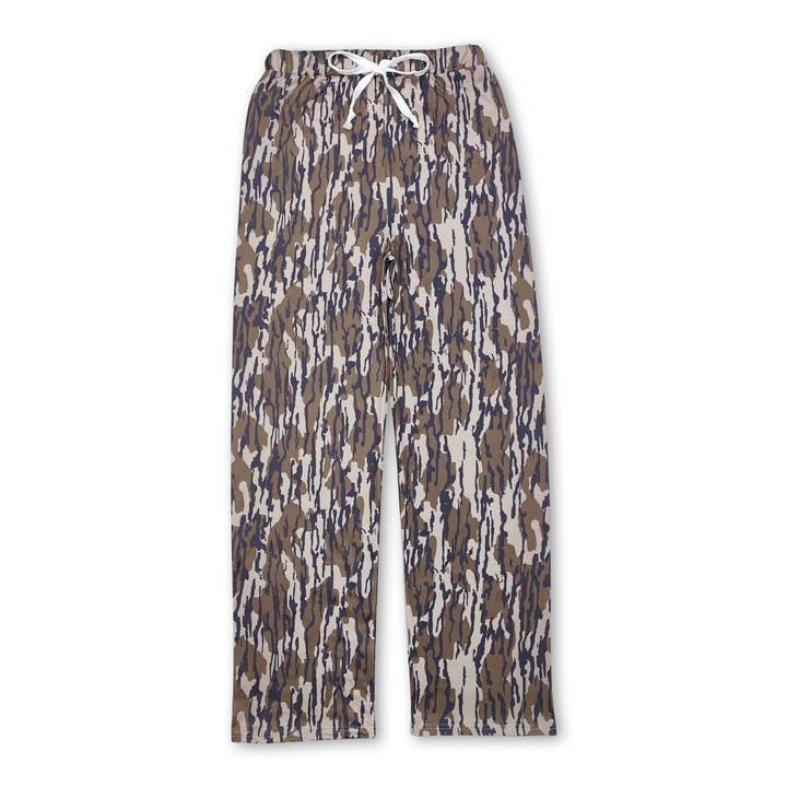 Yawoo Garments - Wholesale Sleepwear Bottom - Men's - Bottomland camo adult men sleepwear bottom
