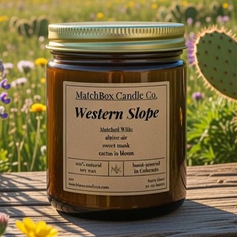 Western Slope for wholesale by MatchBox Candle Co.