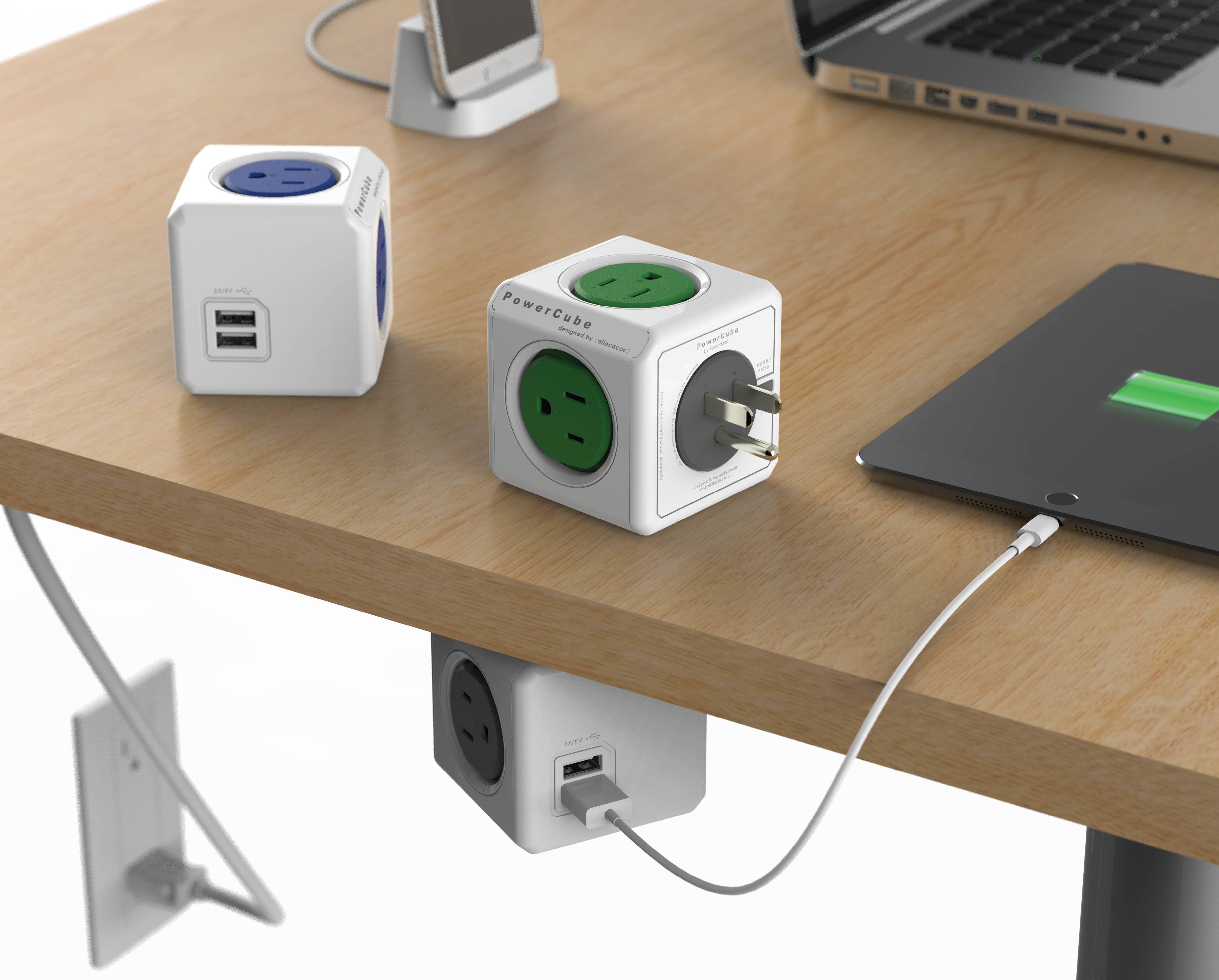 Allocacoc DesignNest – wholesale Power adapter – PowerCube Extended USB SUREG9