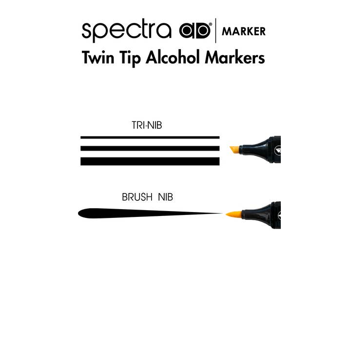 Chartpak, Inc. - Wholesale Marker - Spectra AD® Marker Portrait Set, 6 Colors3